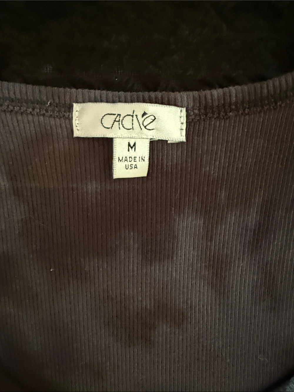 Cache Charcoal Tank with Blue Rose & Rhinestone Butterfly - Picture 3 of 3